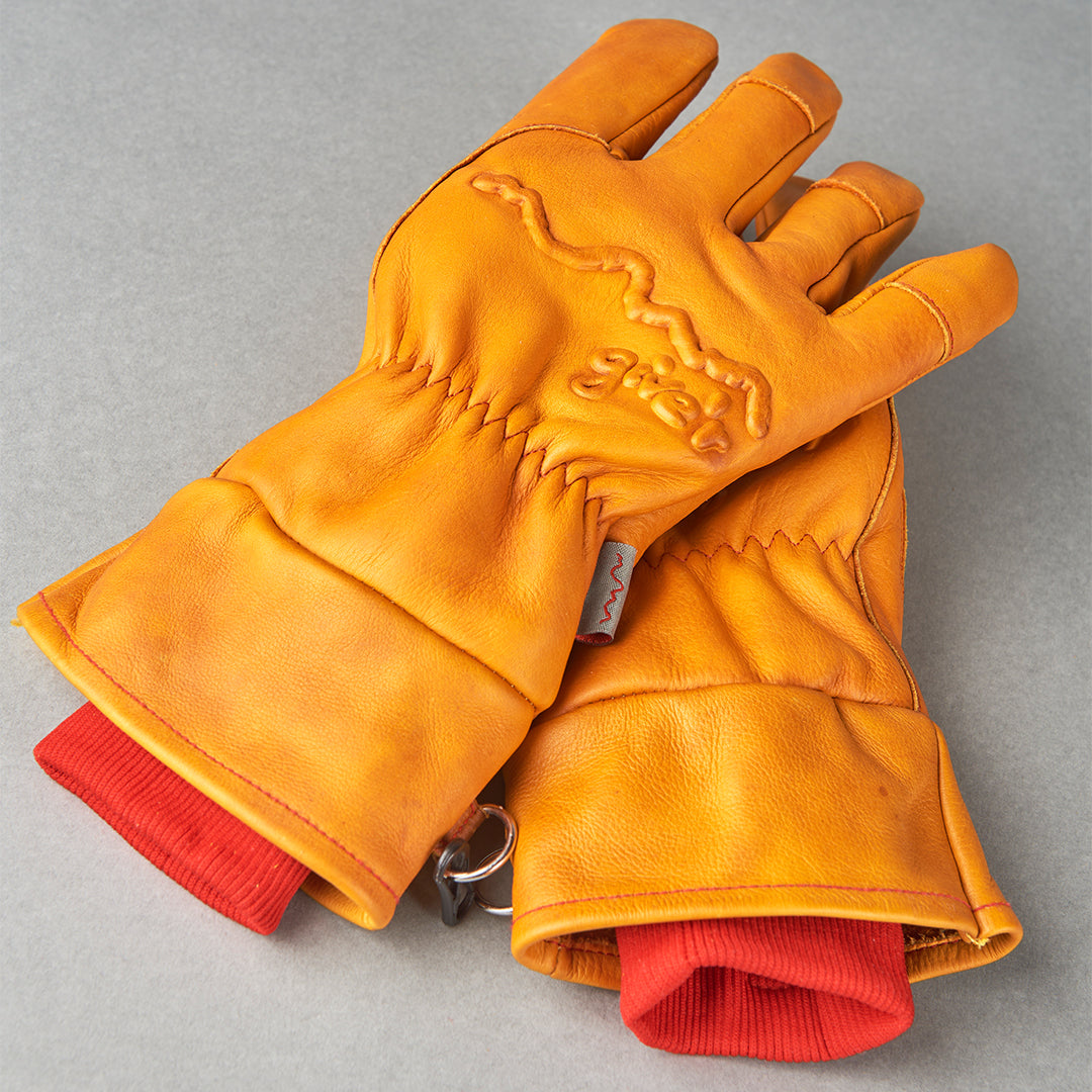Vintage Leather Work Gloves Safety Gloves Gloves Men Small -  Israel