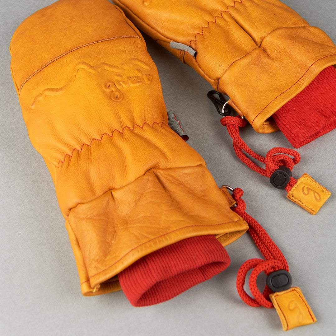 Give'r Leather Mittens Warm And Waterproof Ski Mittens