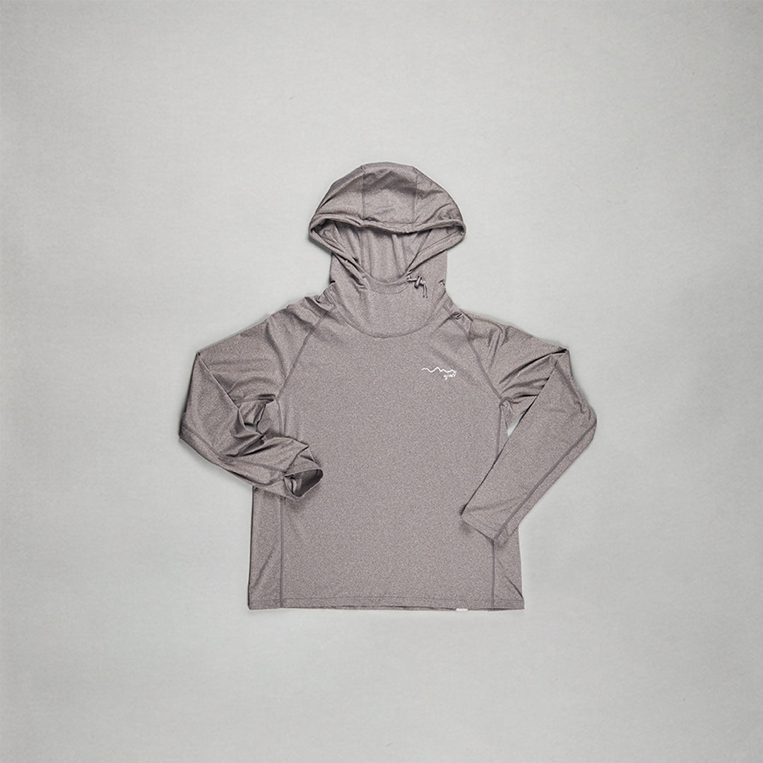 The Perfect Lightweight Sun Hoodie | Give'r Sun Protection Heathered Granite Grey / 2XL